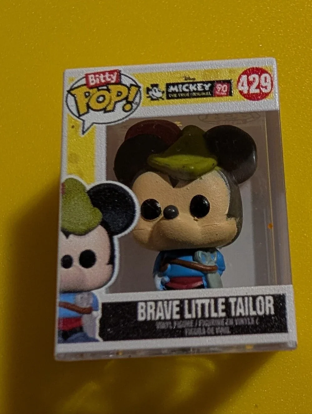 Disney Funko Pop Bitty -Mickey Mouse Brave Litter Tailor ( Like New)